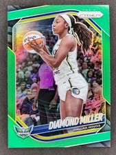 2025 Panini WNBA Prizm DIAMOND MILLER Green Prizm #27 Dallas Wings
