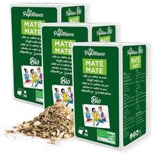 | Tisane maté bio | Aide au contrôle du poids | 60 Sachets | Coffret infusion...