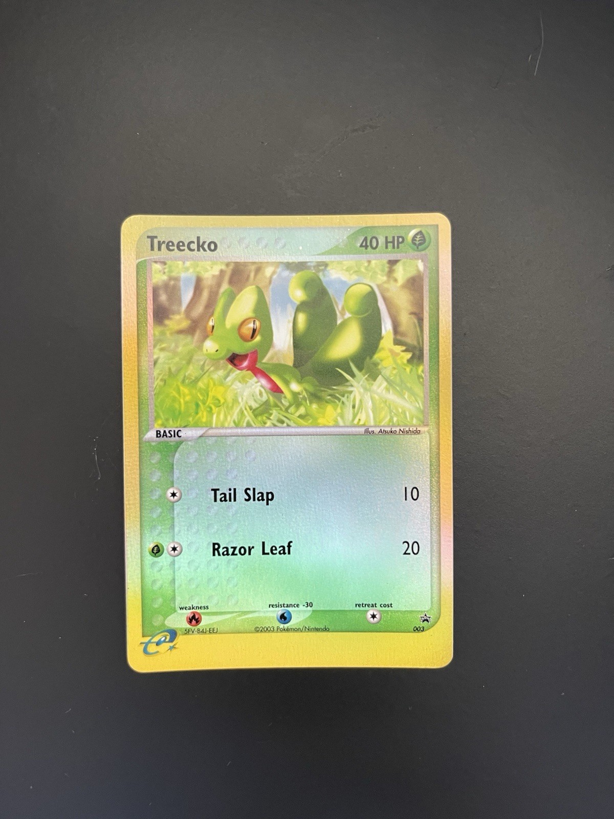 Nintendo Pokemon TCG Treecko Black Star Promo Reverse Holo 2003