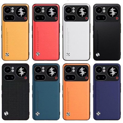 For Nothing Phone 4A / 4A Pro 3A PU Leather Fabric Coated Rubber Hard Back Case
