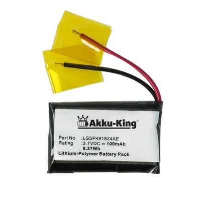 Battery Akku Accu Batterie Li-Polymer für Fitbit Surge (ersetzt LSSP491524AE)