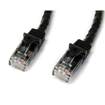 StarTech.com Cat6 Gigabit Patchkabel Snagless mit RJ45 UTP 10m in Schwarz - Cat