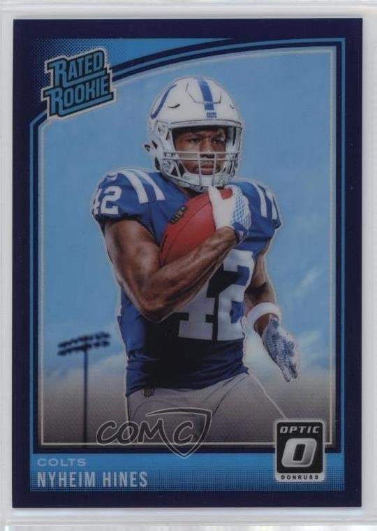 Nyheim Hines Panini Donruss Optic #177 Purple