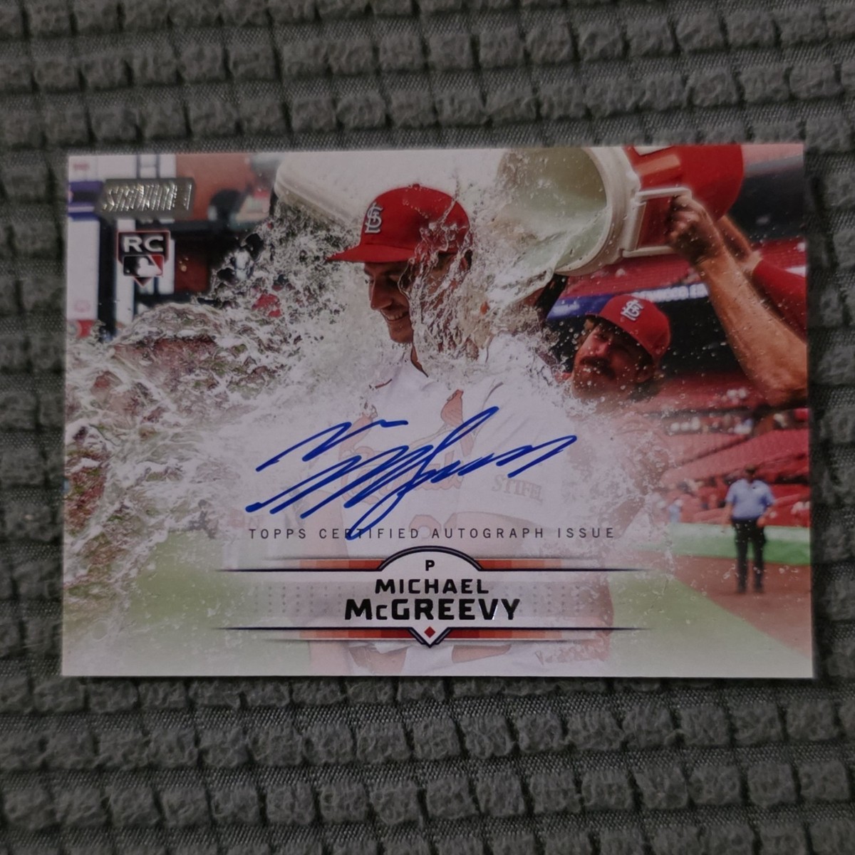 Topps 2025 Stadium Club Michael McGreevy Autograph #RA-MMC St
