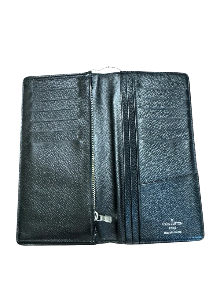Louis Vuitton Brazza Black Damier Graphite Canvas Long Wallet - Image 3 of 4