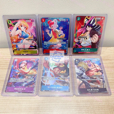 One Piece Chinese Card Game Championship 25-26 Autumn Prize Set of 6pcs
