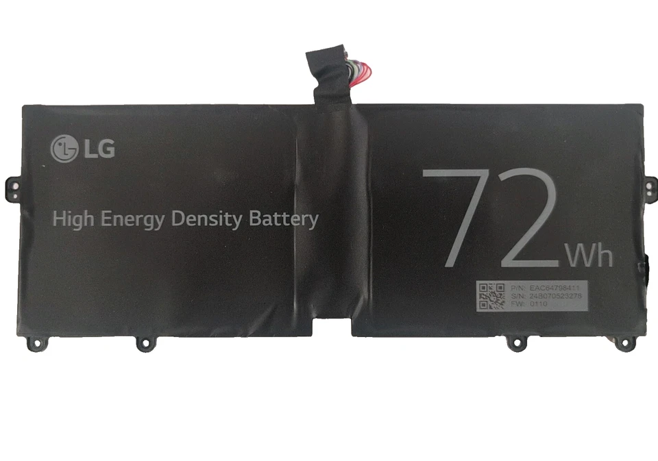 Batería Original LG Gram OEM LBZ722DM - 7.7V 72Wh8803 mAh Usada Foto 3 de 3
