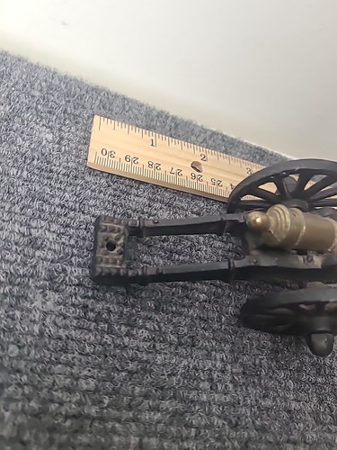 Riproduzione Nave o Fort Cannon Barrel Metallo RARO Vintage USA - Foto 3 di 9