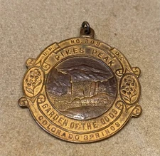 Chas M Robbins Pikes Peak Medal
