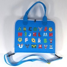 Montessori Busy Board Quiet Book Toddler Sensory Learning Travel Toy Blue