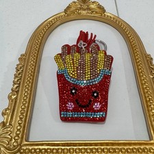 New French Fries Keychain Bag Charm