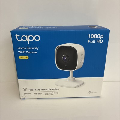 TP-Link Tapo 1080P Indoor Security Camera C100, #White