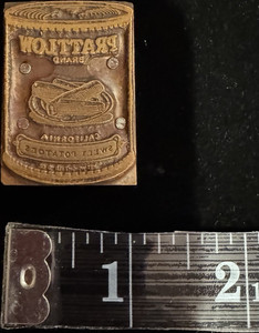 Prattlow Metal Printing Block California Sweet Potatoes Vintage