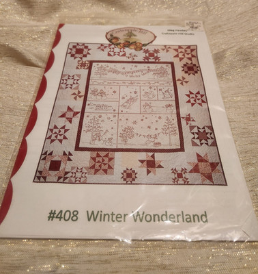 Crab Apple Crabapple Hill Quilt Pattern Winter Wonderland #408 2006 NEW