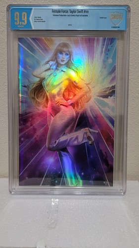 Female Force Taylor Swift 8 von 10 Dazzler Danejo Holofoil LTD bis 10 CBCS 9,9