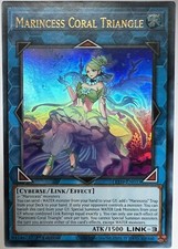 YuGiOh! Ultra Rare Marincess Coral Triangle 1st Edition NM LED9-EN033 Comb Ship