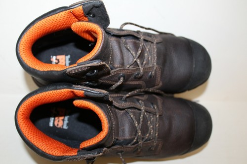 Timberland PRO Hombres Botas de Trabajo Talla 13 W Helix 6" Met Guard Comp Puntera Cuero Marrón - Imagen 11 de 12
