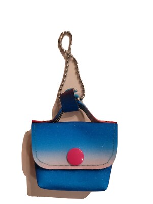 Flying Colors Bag Charm - Gold/Multi – Multicolored beaded  Multicolor Mini Handbag Charm display picture 1