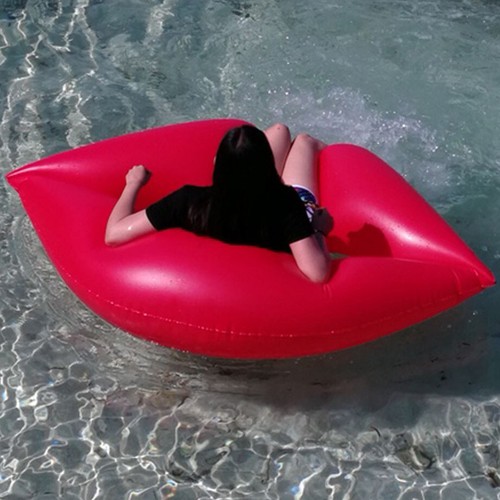 Giant Inflatable Sexy Lip Float Raft Beach Lounge Gift - Picture 5 of 13
