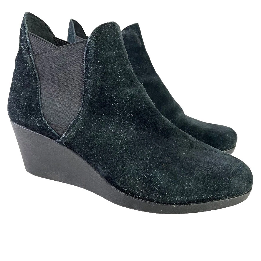 Botas superiores de gamuza Crocs para mujer