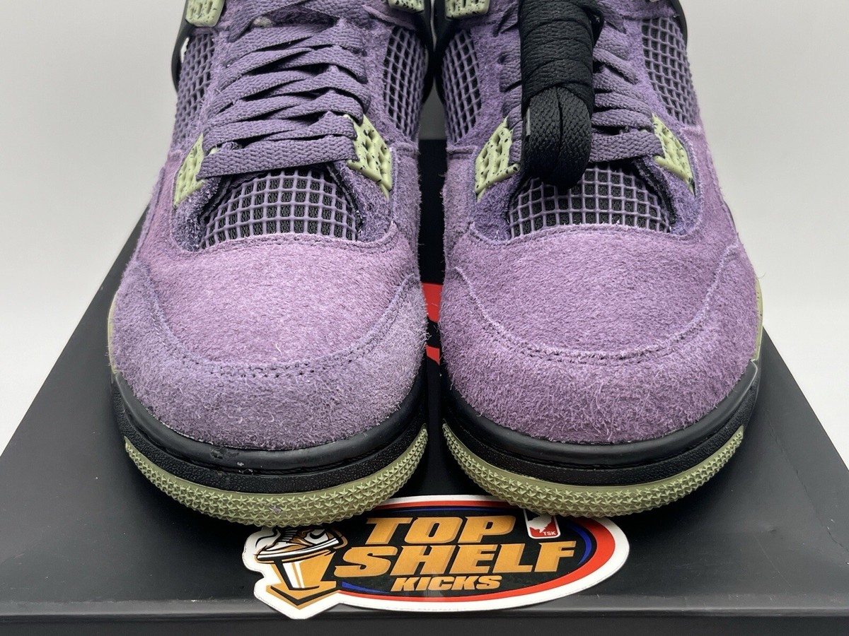 New Air Jordan 4 Canyon Purple 2022 Size 10/8.5 Rare Retro 