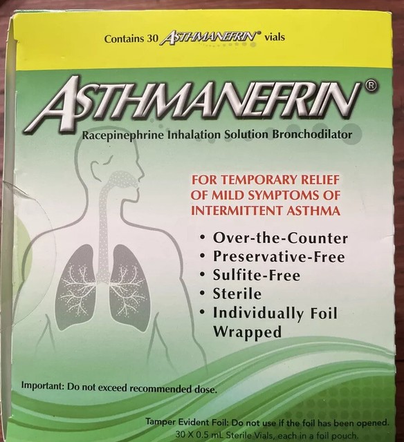 Asthmanefrin Asthma Medication Refill for sale online eBay