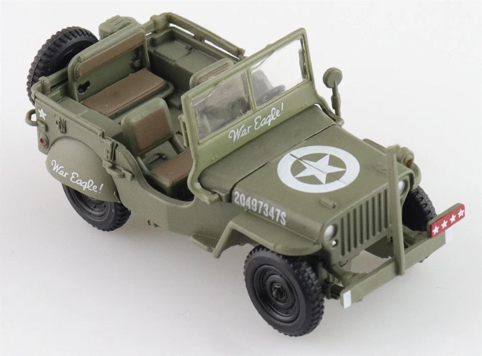Hobby Master 1/72 Willys Jeep "War Eagle!" US Army Gen George Patton 1945 HG4215 - Image 4 of 4