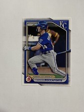 2024 Bowman Base Chrome Prospect #BCP-33 Carson Roccaforte  - Kansas City Royals