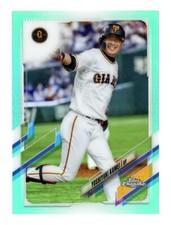 2021 Topps Chrome NPB Nippon Aqua Refractor /199 Yoshiyuki Kamei #109