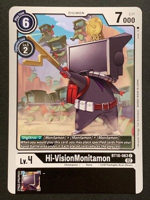Hi-VisonMonitamon | BT10-063 C | schwarz | BT10: Xros Encounter | Digimon TCG