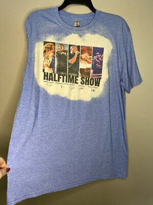 Super Bowl T-shirt Large 2022 Halftime Show Snoop Dog Eminem Dr Dre Blige Lamar