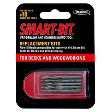 Starborn Smart-Bit BDA166 Replacement Bits for #10 Tools, 5-Pack