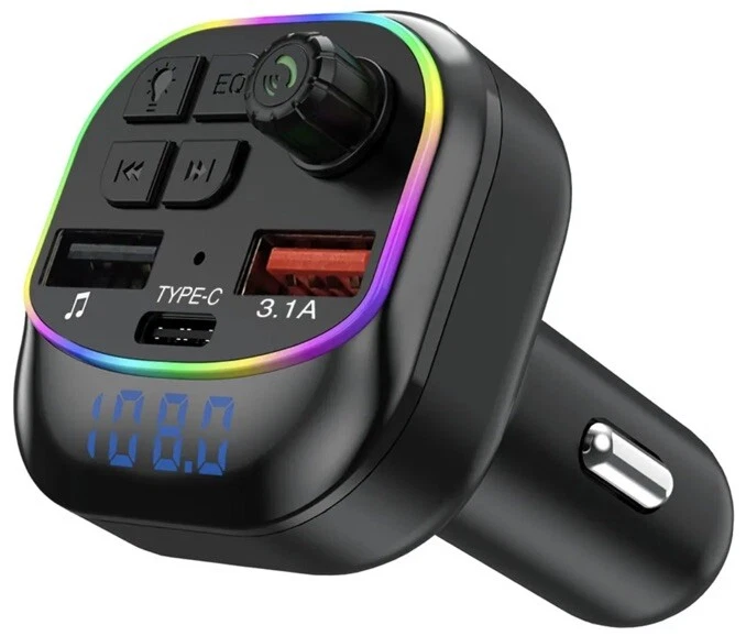 ✅ PREMIUM AUDIO Bluetooth Wireless FM Radio Transmitter Auto Adapter USB Ladegerät - Bild 2 von 4