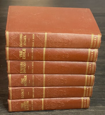 Set Of 6 Pearl S. Buck Classics, P.F. Collier Pub. 1930's Vintage