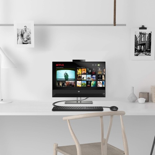 HP 4NN56AA#ABA Pavilion 24" AIO i5-9400T 12GB 512GB SSD Win 10 24-XA0032 Black - Picture 6 of 8