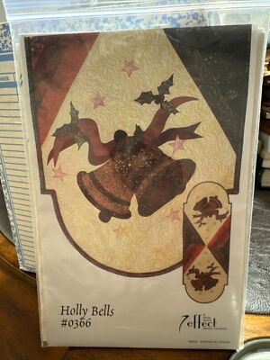 Holly Bells ~ A Little More Effect ~ Table Runner 15'' x 40'' ~ (2004)