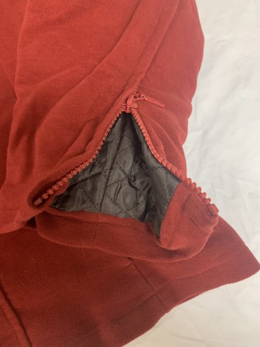 Jones New York Country Womens Vintage Fall Winter Jacket 18 Red Quilted Lining - Picture 3 of 12