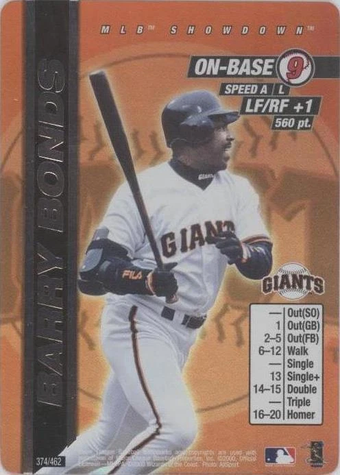 2000 MLB Showdown - Barry Bonds #374 for sale | eBay