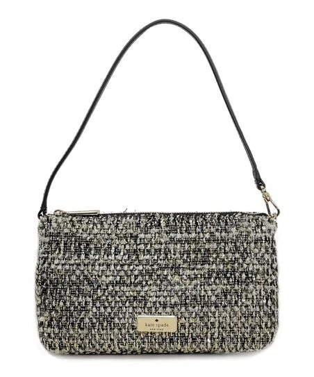 Kate Spade Kiki Tinsel Tweed Convertible Wristlet Wallet Clutch