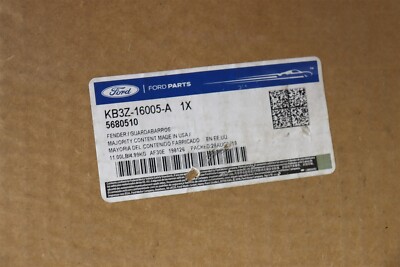 NEW OEM Ford Passenger Front Fender Panel KB3Z-16005-A Ford Ranger