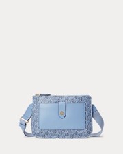 lauren ralph lauren Coated Canvas Medium Jamey Crossbody Bag