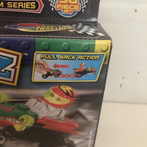 Blokz Custom Series 30 Piece Set Pull Back Racers RED RACER Factory Sealed - Bild 4 von 6