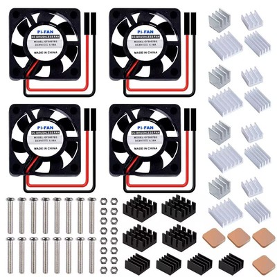 GeeekPi Raspberry Pi 4 Fan Raspberry Pi Cooling Fan 30x30x7mm DC 5V Brushless CP