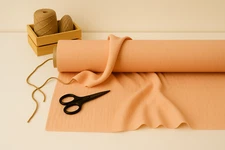 Peach Puff Linen Blend Fabric by the Yard – Sewing, Upholstery & Crafts Material