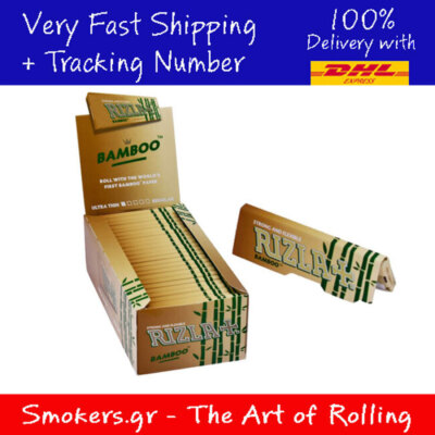 1x BOX RIZLA BAMBOO CIGARETTE ROLLING PAPERS (50 BOOKLETS) | eBay