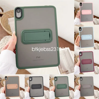 BEITONG For iPad 11/10/9/8/7/6/5th Gen Mini 7 Air Pro 11 2025 TPU Back Stand Case Cover