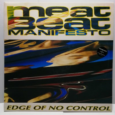 Meat Beat Manifesto    Edge Of No Control 12'' Vinyl Breaks Techno Orbital 1992