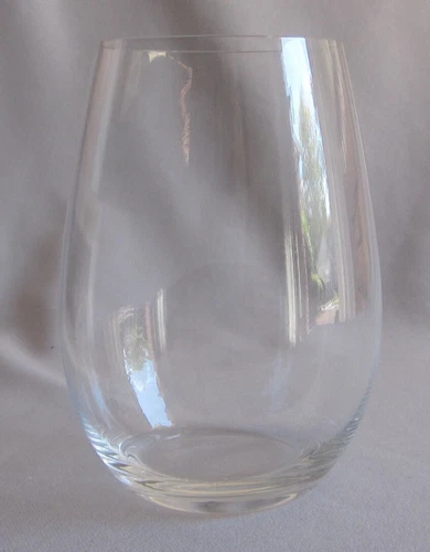 Stemless White Wine Glass Goblet Waterford Crystal Marquis Vintage Pattern 5"