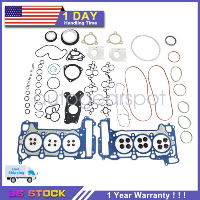 #ad #ad Fit Audi S4 S5 B9 A6 Q7 Porsche EA839 2.9 3.0 Overhaul Rebuild Gaskets Seals Kit $215.99