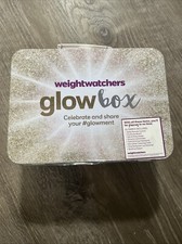 2016 Weight Watchers Glow Box 'Glowment' Sharing Kit In Metal Lunchbox SEALED